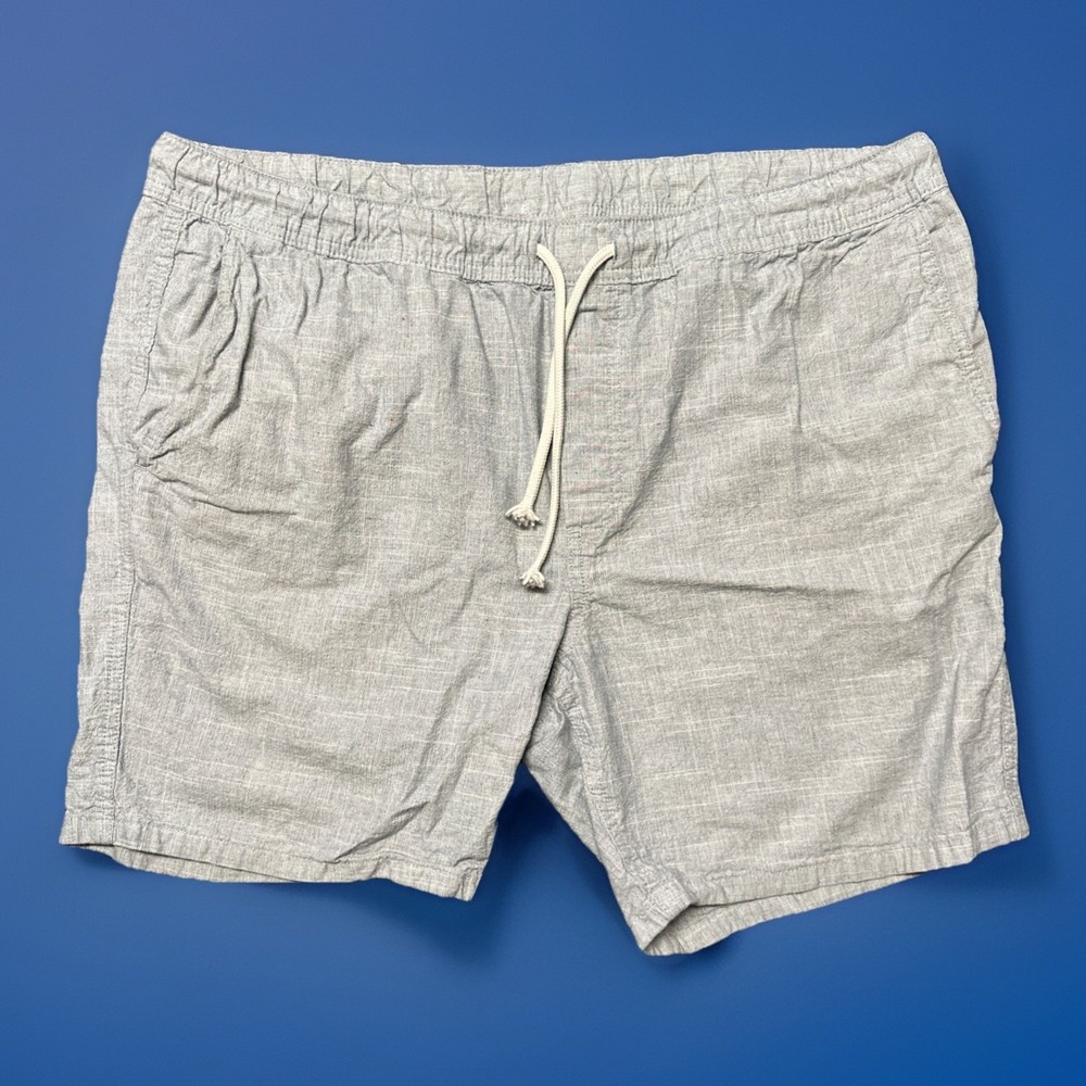 H&M Shorts Mens 2XL Gray Drawstring Pockets Sweat Shorts Pull On Casual Comfort